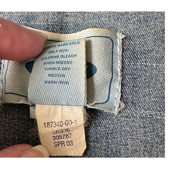 Vintage Y2K blue denim jacket Old Navy from spring 2003 size Small - Picture 12 of 13